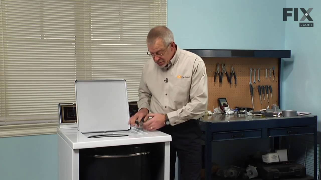 Replacing the Washer Lid Bumper