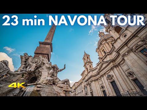 Rome, Narrated Walking Tour | Bernini: from the Pantheon to Piazza Navona