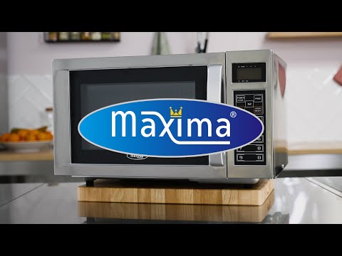 Maxima Gastro Mikrowelle - 1000W - 20 Programme - Platten bis zu Ø32 cm