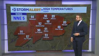 Clay Smith's Tuesday morning weather