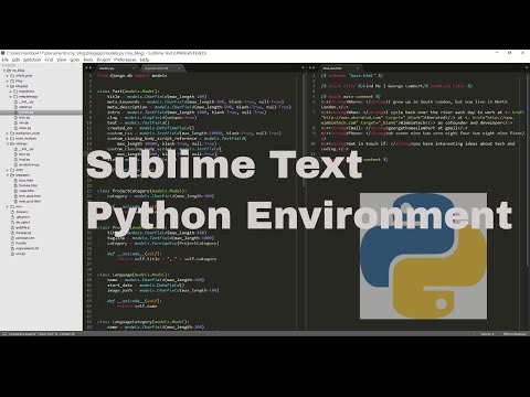 Python Tutorial: Setting up a Python Development Environment in Sublime Text 3