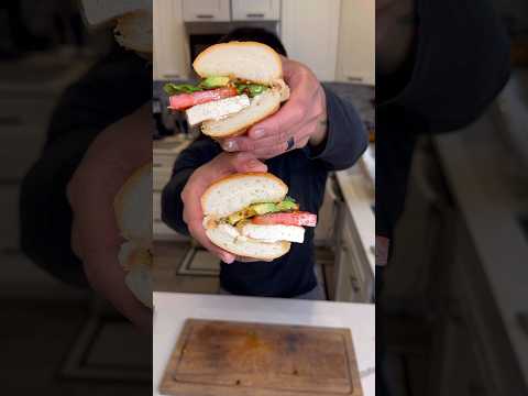 Crispy Tofu and Tomato Sandwich