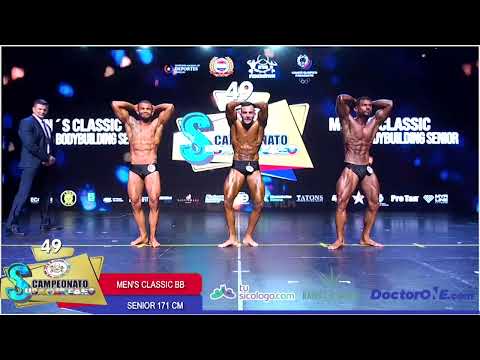 CLASSIC BODYBUILDING SENIOR 1.71 m. - CLASIFICADOS - 49 CAMPEONATO SUDAMERICANO 2024
