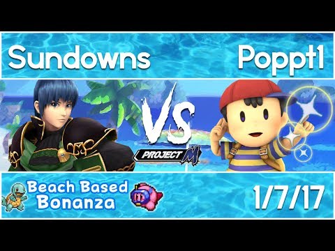 Fish n Blips 3 Project M: Sundowns (Marth) vs Poppt1 (Ness)