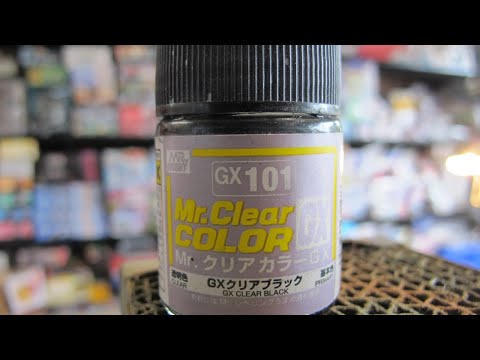 model kit workshop 155: Mr. Clear Color GX clear black