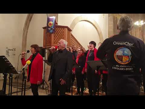 Solisten des OnnenChor beim Benefizkonzert Stadtkirche Bad Canstadt Lateinamerikanische Weihnachten
