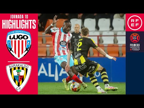 Resumen #PrimeraFederación | CD Lugo 2-2 Barakaldo CF | Jornada 10 | Temporada 2025/2026