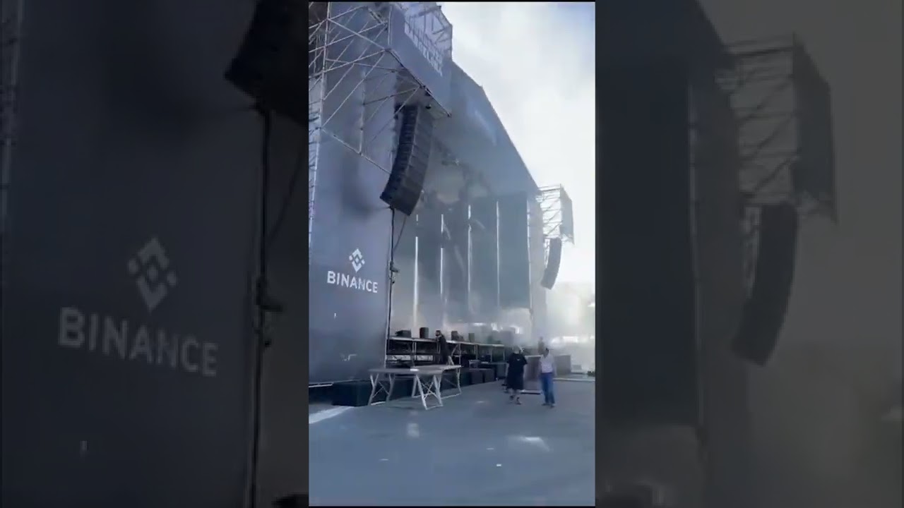 Palco BINANCE no Primavera Sound