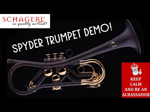 Schagerl Spyder Trumpet Demonstration at Austin Custom Brass - Show and Tell with Trent Austin