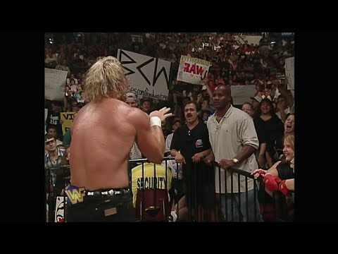 IBF Champ Michael Moorer Knocks out Rockabilly (Billy Gunn) after cheap shot! 1997 (WWF)