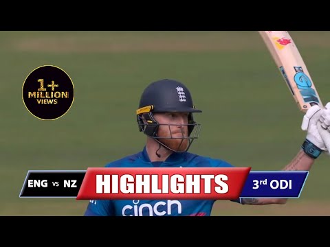 3rd ODI | Highlights | New Zealand Tour Of England | 13th September 2023