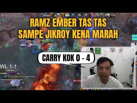 Ramz Ember Tas Tas Is Back Lawan Dreamocel Lina + FBZ Pangolier || Ramz Dota 2 Clips