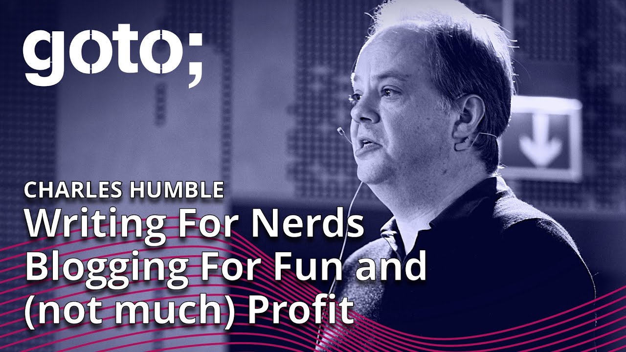 Writing For Nerds - Blogging For Fun and (Not Much) Profit