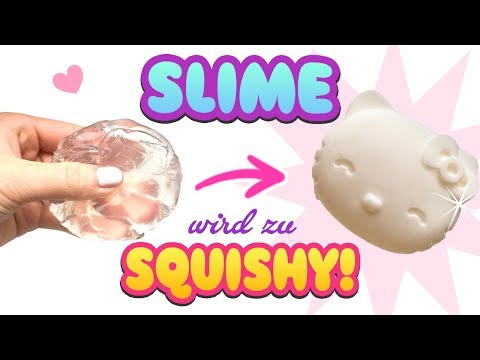 SLIME wird SQUISHY Hack! 😱 Experiment KLAPPT! Einfache SQUISHIES aus SCHLEIM durch einfrieren!❄️