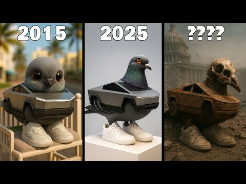 Evolution of Piccione Macchina - Italian Brainrot