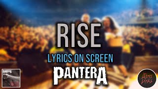 Download lagu Pantera - Rise (Lyrics on Screen Video 🎤🎶🎸🥁) mp3