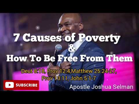 7 Causes of Poverty and How to Be Free From Them