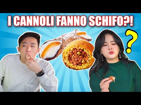 COREANI provano la CUCINA SICILIANA AUTENTICA per la PRIMA VOLTA!!!