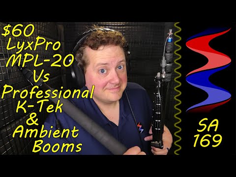 $60 LyxPro MPL-20 vs Pro Booms, K-Tek KP16CCR and Ambient QXS-5130