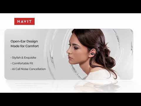 Gambar Havit Wireless Earphone TWS Earbuds TW980 - Hitam