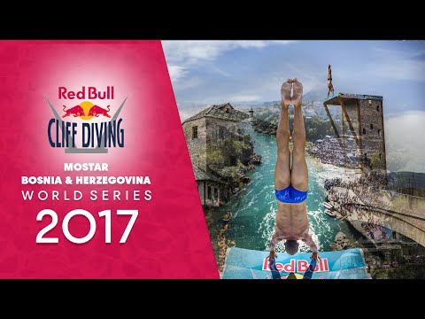 Would You Dive Off Of A Bridge? REPLAY Red Bull Cliff Diving World Series | Mostar | Bosnia