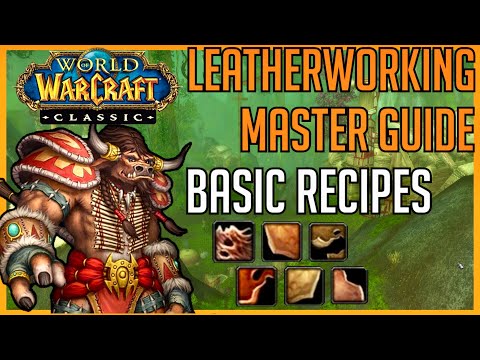 Classic  Vanilla WoW Professions | Leatherworking Master Guide: Basic Recipes