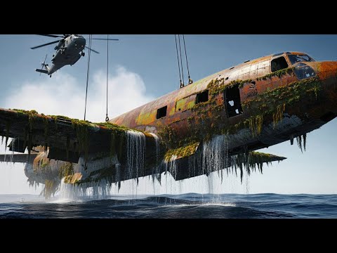 Salvaging & Restoring a Boeing 377 Stratocruiser Super Constellation Found Under the Sea.