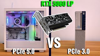 RTX 5060 LP:  PCIe 5.0 vs 3.0 on OLD office PC Test, How Much is Lost?