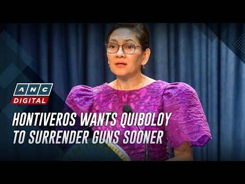 Hontiveros wants shorter deadline for Quiboloy to surrender his firearms