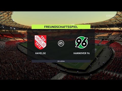 Fifa 22 Freundschaftsspiel TSV Havelse vs Hannover 96