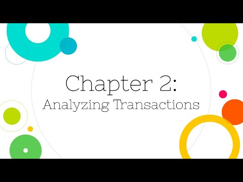 [Financial Accounting]: Chapter 2: Analyzing Transactions