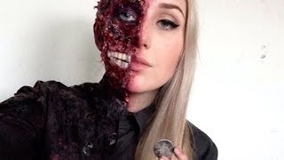 Harvey Dent // Two Face Special FX Makeup Tutorial ♡ Batman Series