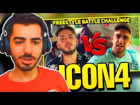 SAN ANDREAS, TANO... 😯 ICON4 FREESTYLE BATTLE TURNIER mit ALLEN KÜNSTLERN ICON 4 VILLA VLOG Reaction