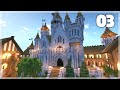 Minecraft How To Build A Medieval Castle Huge Medieval Castle Tutorial Part 3