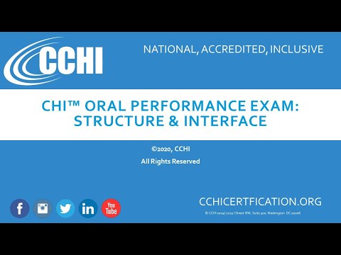 CHI™ Oral Performance Healthcare Interpreter Certification Exam Structure and Interface