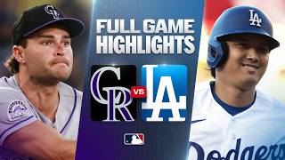 [검증마트]7월8일 콜로라도 LA다저스 MLB 하이라이트