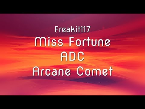 Miss Fortune ADC Arcane Comet Season 8 [Gameplay] (GER)