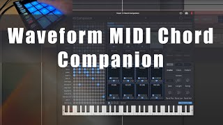 Tracktion Waveform 11 Pro: The Chord Companion MIDI effect (Video 11)