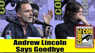Andrew Lincoln Announces He's Leaving WALKING DEAD This Season | Comic Con 2018 video