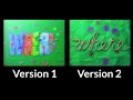 PBS Chuck E Cheese S Sponsor Versions 1 And 2 1995 Comparison