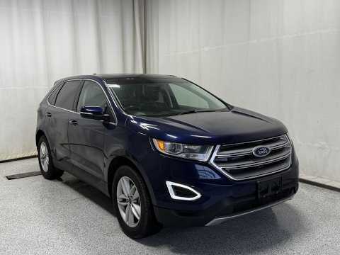 2016 Ford Edge 4dr SEL AWD in Blue for sale at Park Mazda in Sherwood Park, AB
