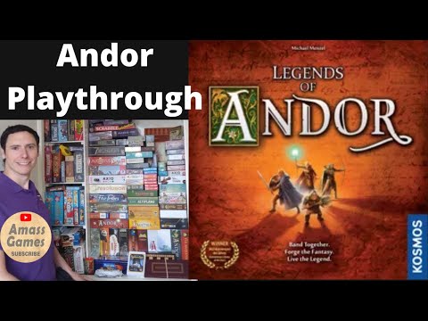Legends of Andor playthrough co-op board game * AmassGames * Lord of the Rings share Robin Hood like