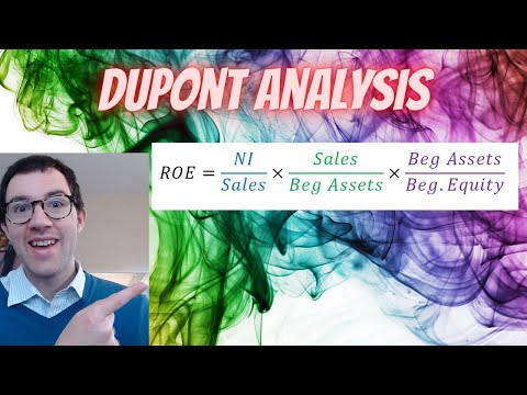 Using DuPont Analysis to Value Firm's Return on Equity (ROE) - Fundermental Analysis