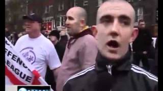 Funny EDL Interview - Incoherent Anger, Iraqi law in London, Muslamic Infidels...