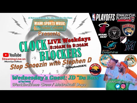 5/19/2021 CLOCK BLOCKERS: Stop Snoozin w/ Stephen D