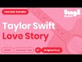Taylor Swift - Love Story (Karaoke Acoustic Guitar)