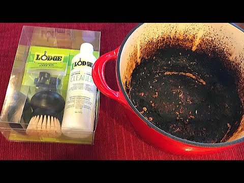 BIG MESS: Can the Lodge Care Kit clean this?