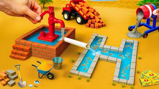 Download lagu Build a Small Water Well Letter H - DIY Tractor Made Motor Water Pump Science Project With Bricks mp3