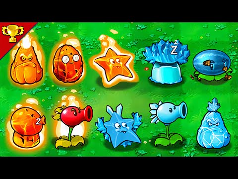 Plant vs Zombies : Fire Team vs Ice Team Who is Best ? Pvz funny moments 2022
