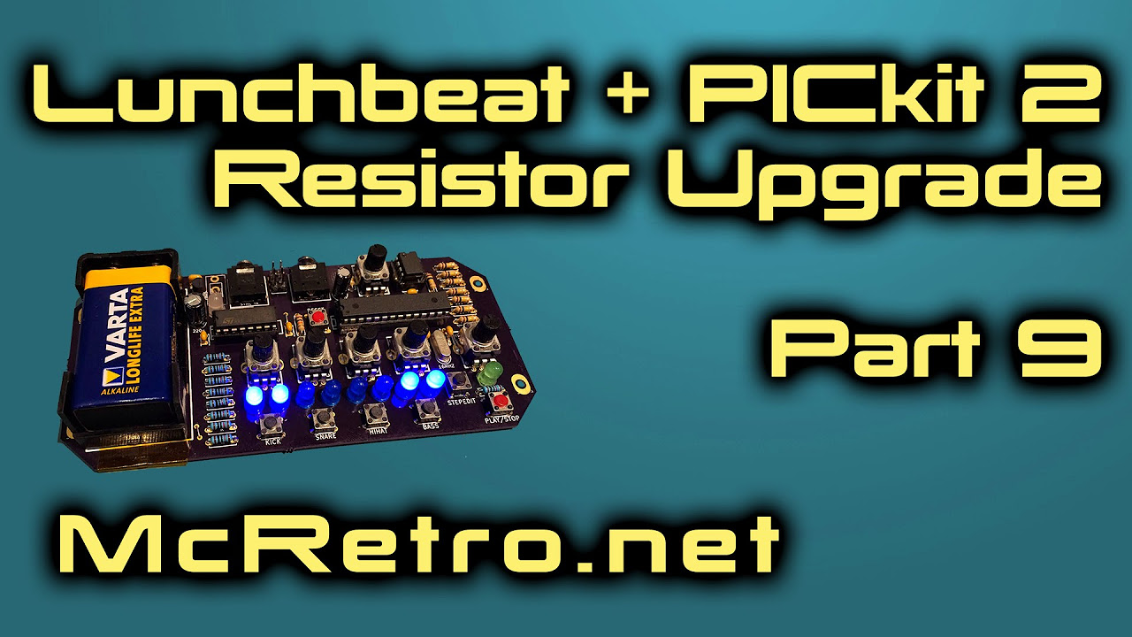 Lunchbeat / PICkit 2 - Resistor Upgrade (Part 9)